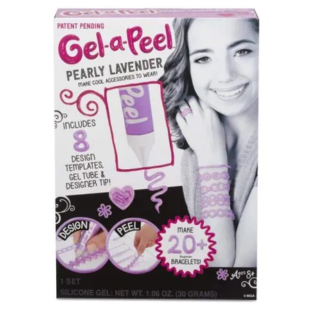 MGA Entertainment Gel-A-Peel Starterset Perlmutt Lavendel Schmuckbastelset