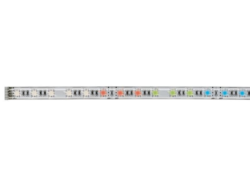 Paulmann LED-Stripe MaxLED RGBW 1 m Verlängerung Beschichteter Licht-Streifen mit Farbwechselfunktion