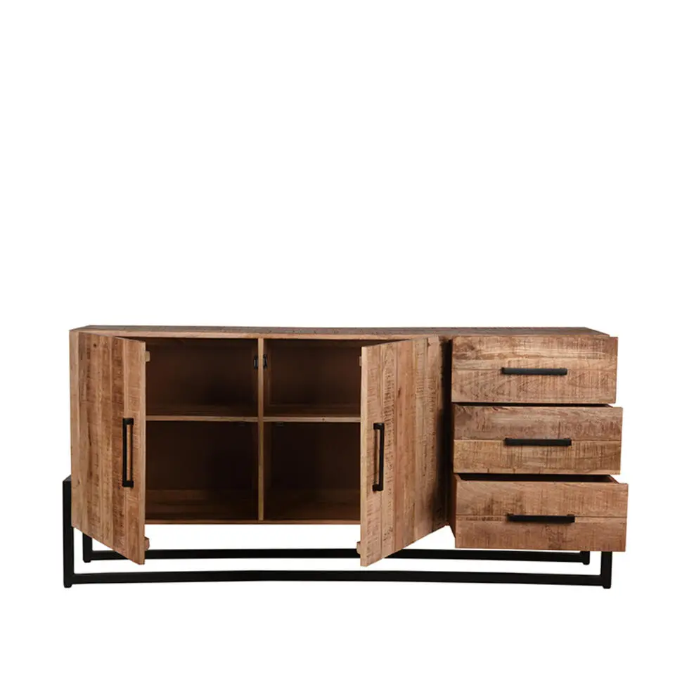 LABEL51 Lage Bergkast 2-Deurs Fence Vintage Metaal