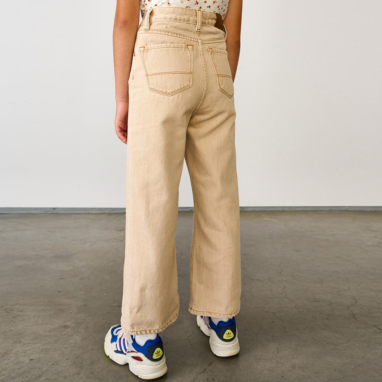 Bellerose Jean bootcut 100% Coton bio Popies beige