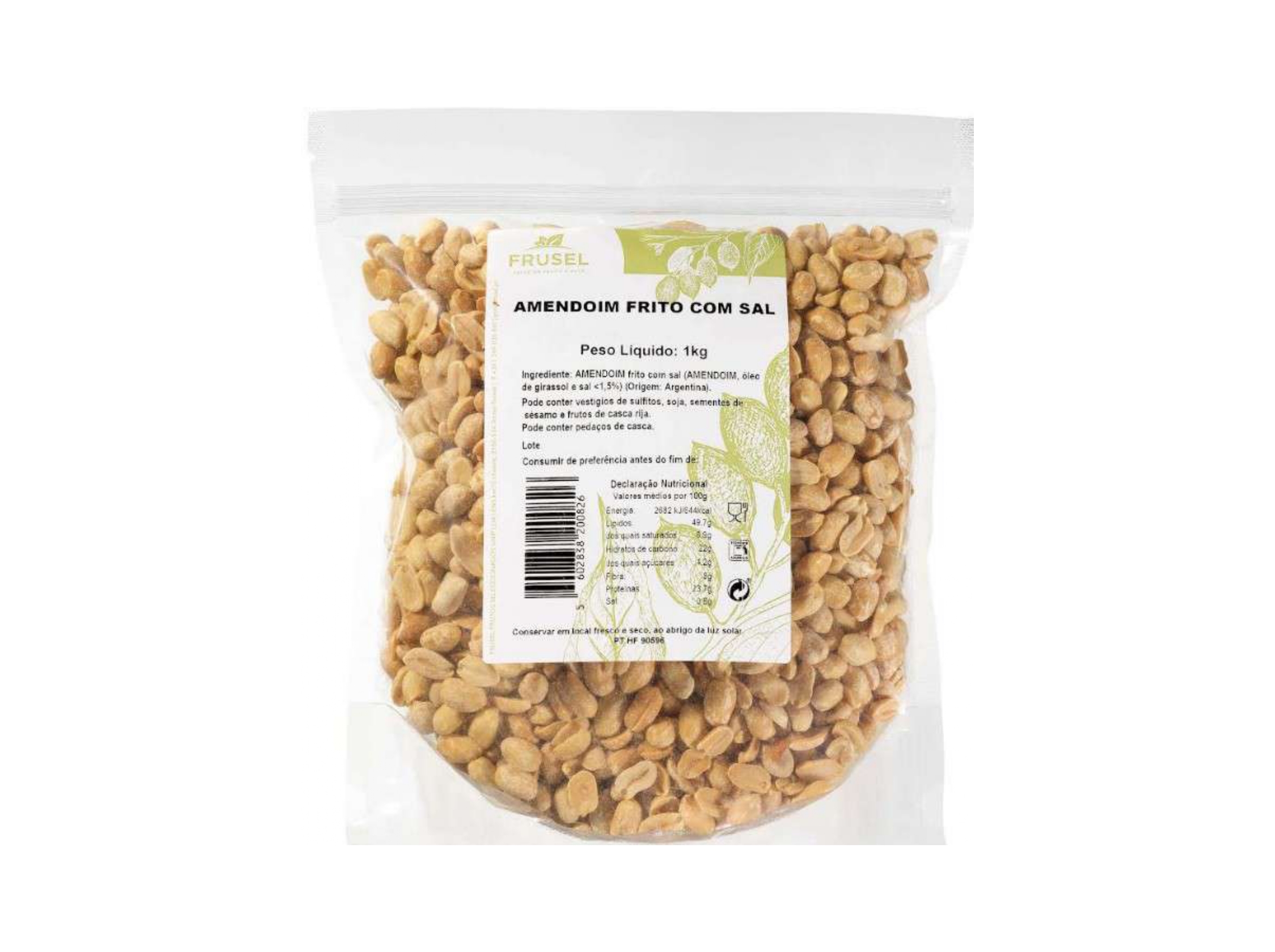 AMENDOIM FRUSEL COM SAL 1 KG