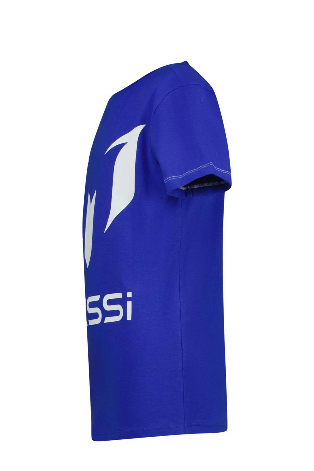 Vingino T-shirt met logo hardblauw/wit