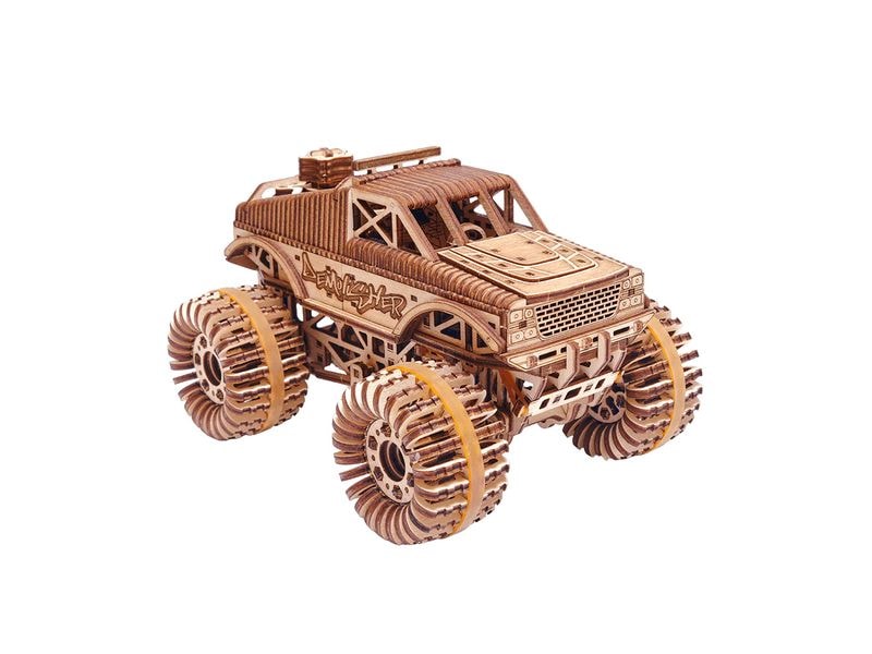 WoodTrick Bausatz Monster Truck Monster Truck 3D Holzbausatz