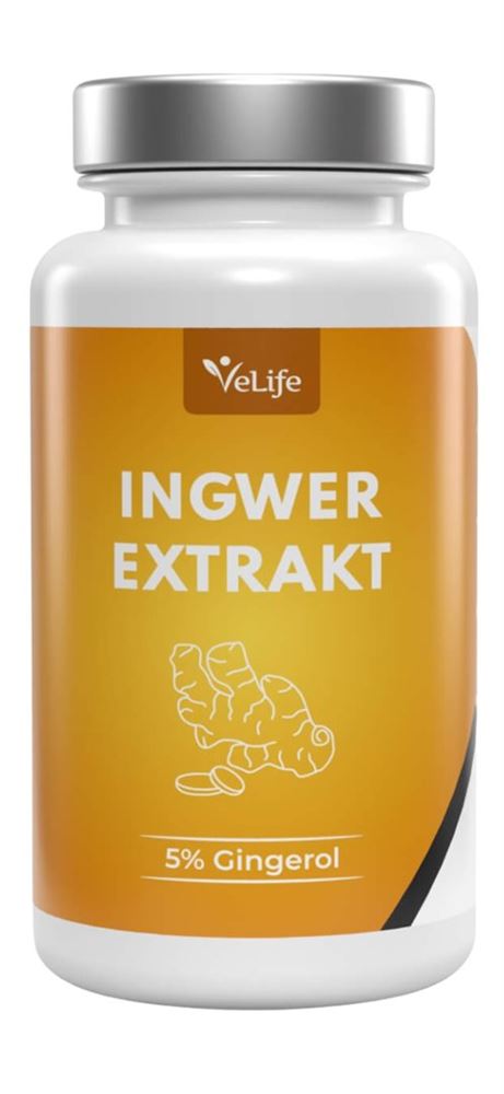 VELIFE Ingwer Exktrakt<br>60 Stück, Dose, Kapsel