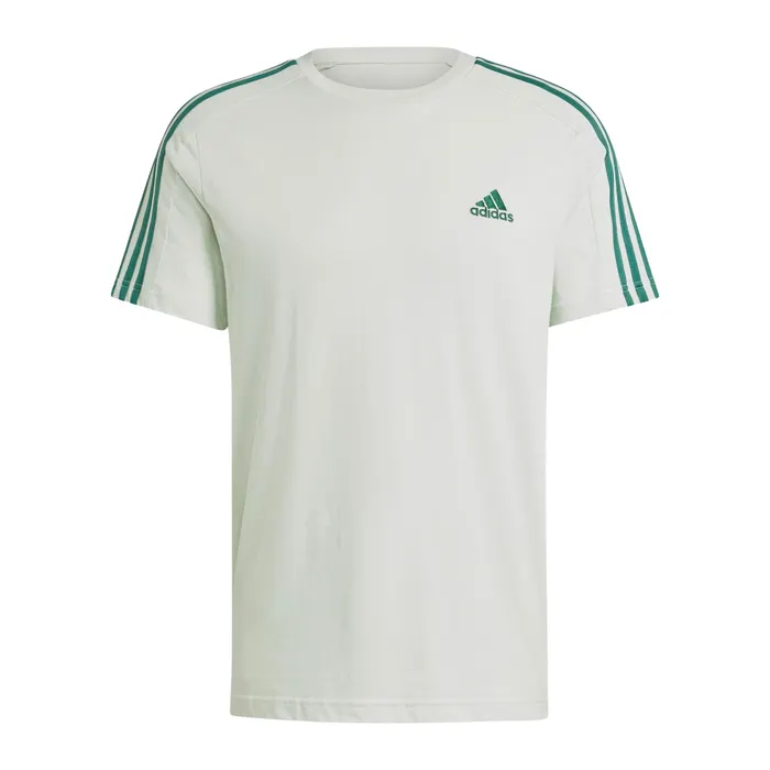 Adidas Essentials Single Jersey 3-Stripes Shirt Heren