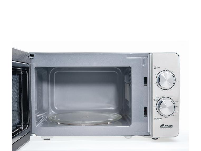 Koenig Mikrowelle Classic Silber 700 W Mikrowelle