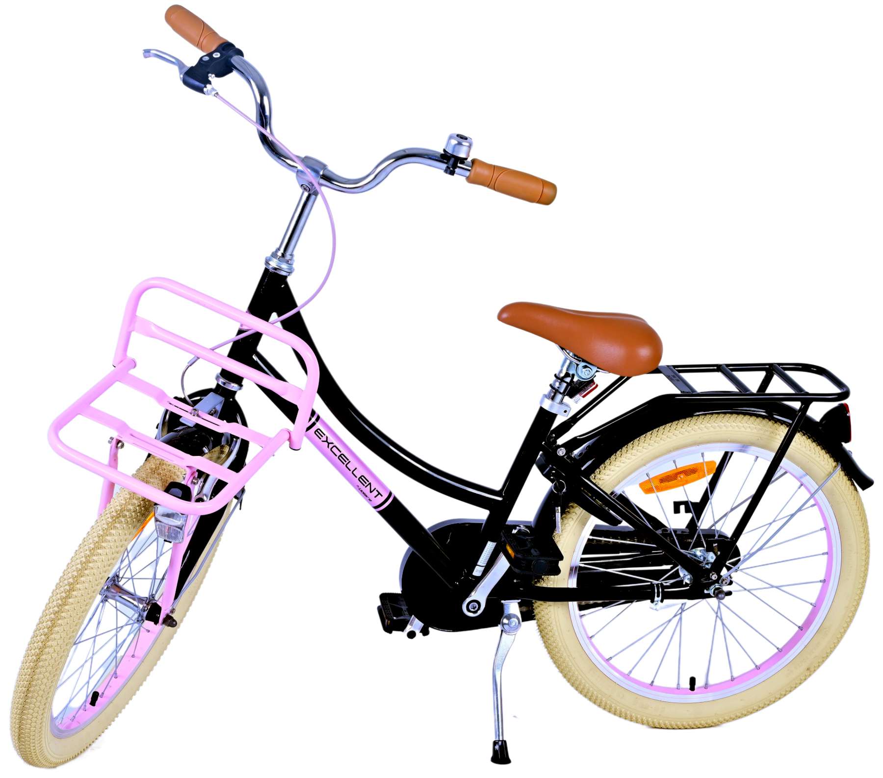 TPFSports Excellent Kinderfahrrad - Mädchen - 20 Zoll - Rücktritt + Handbremse - Rosa