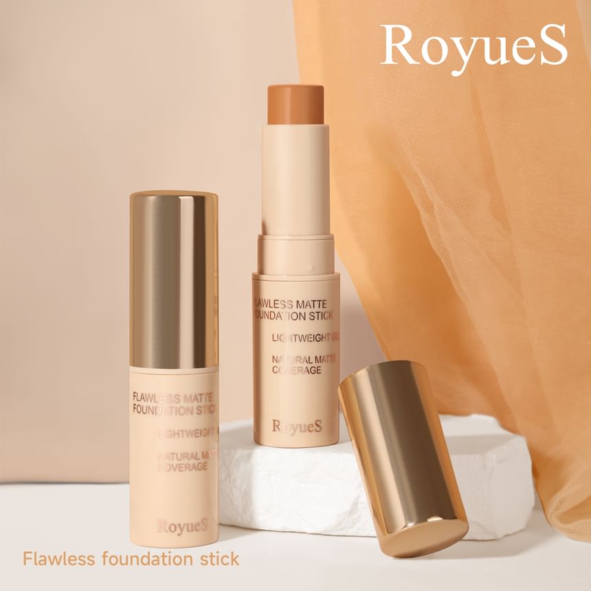 RoyueS - Flawless Matte Foundation Stick - 5 tinten