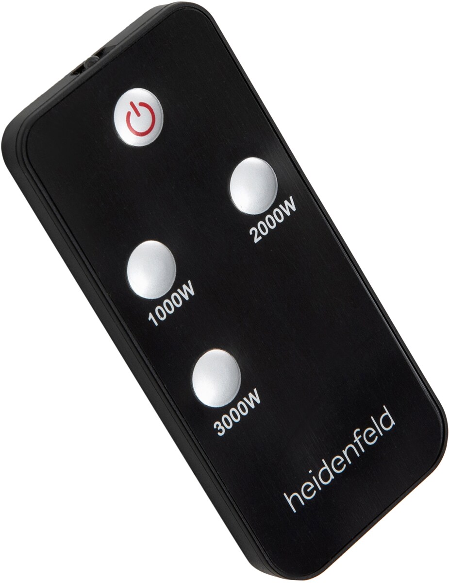 Heidenfeld Infrarot-Heizstrahler IH110, 1000-3000 Watt, Fernbedienung, Schutzhülle, 180° neigbar