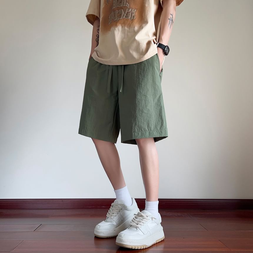 Breeson - Hoge taille effen wijde joggingbroek