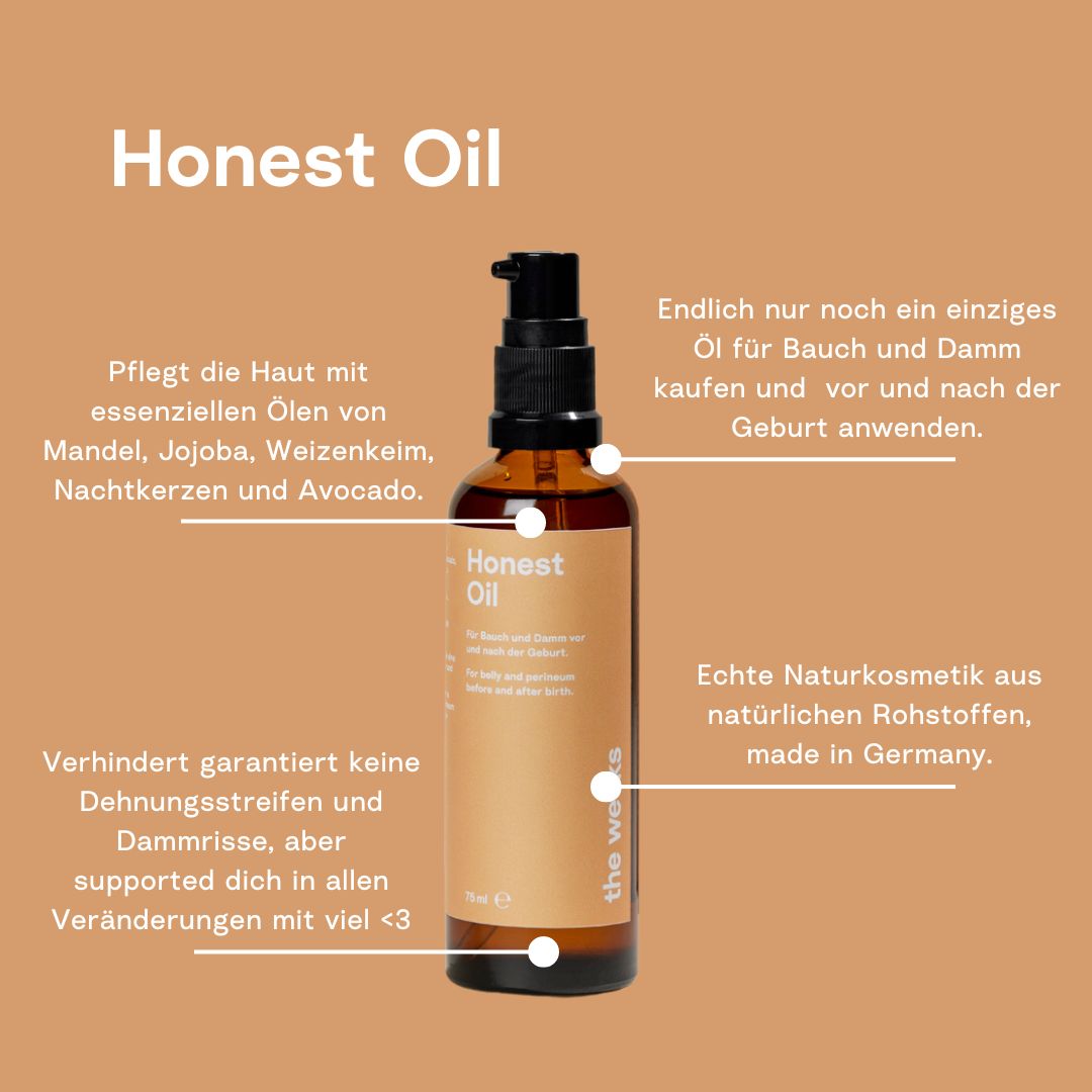 THE WEEKS Honest Oil Bauch- und Dammöl