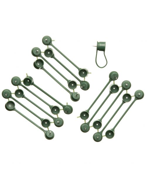 Nature Plantenklemmen - Klim-En Geleide Artikel - 0.6x0.8x6 cm Groen 15 stuks