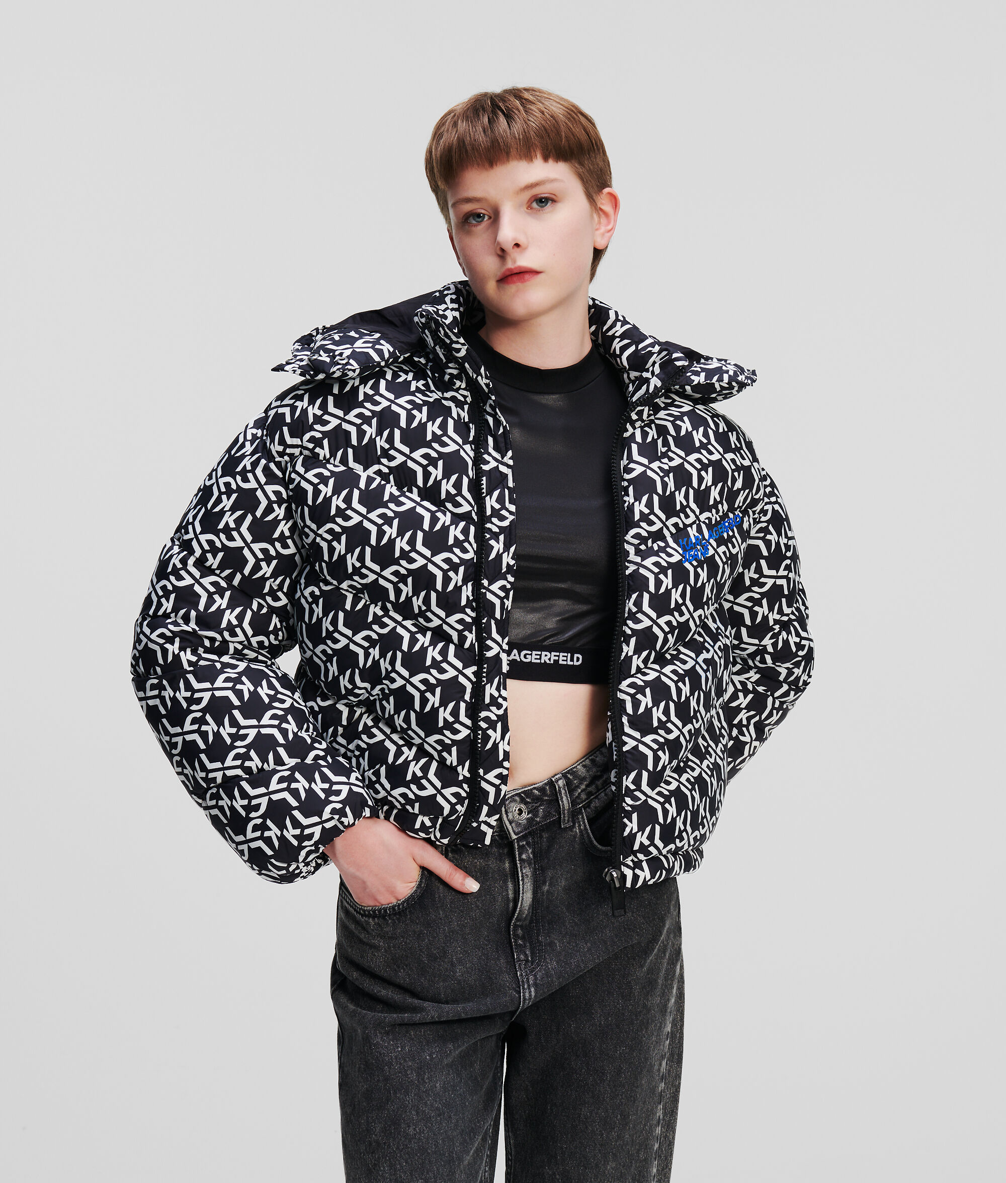VESTE MATELASSÉE KLJ MONOGRAM