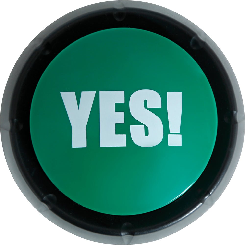 Rood Groene Button Yes! No! 9cm 2st