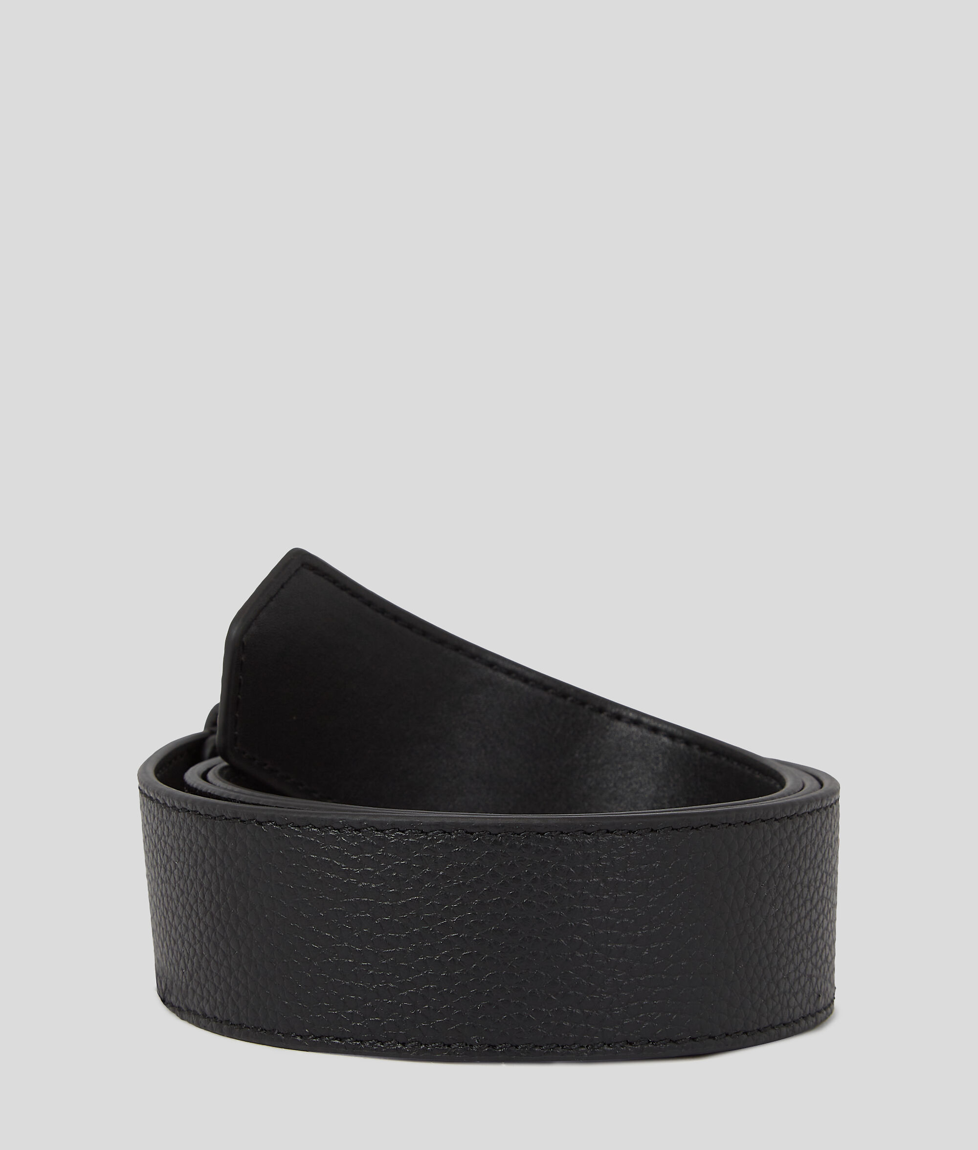 CEINTURE K/ESSENTIAL EN CUIR GRAINÉ MEDIUM