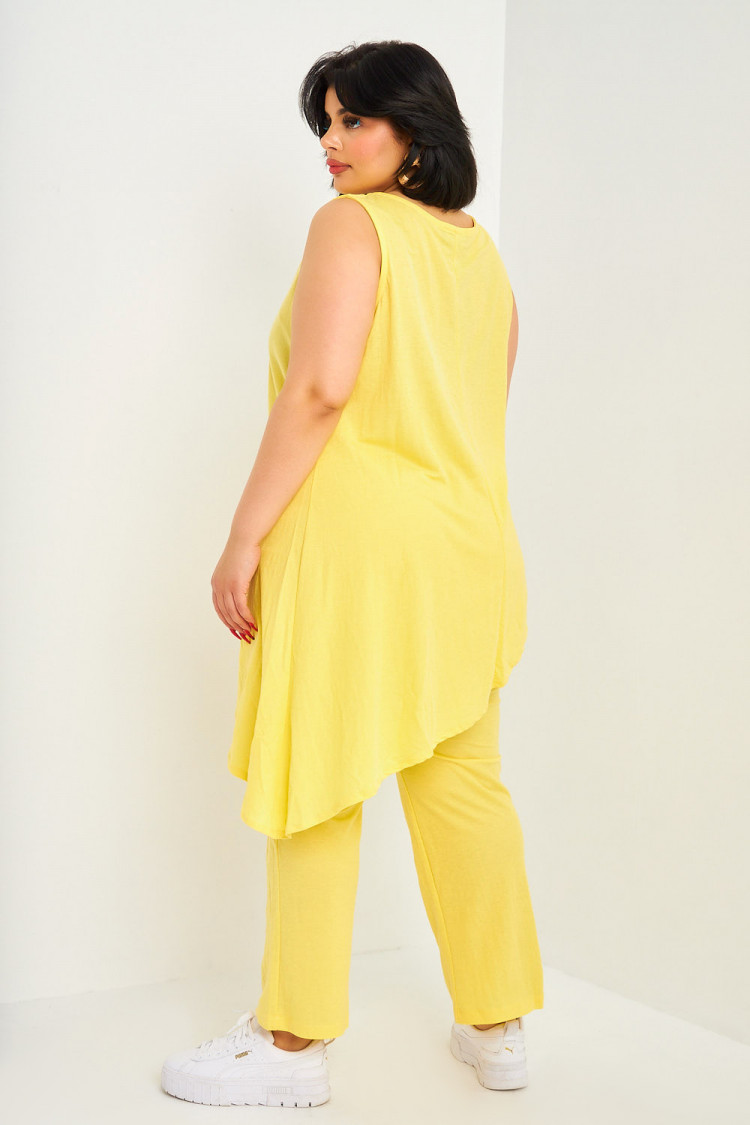 Ensemble jaune top + pantalon