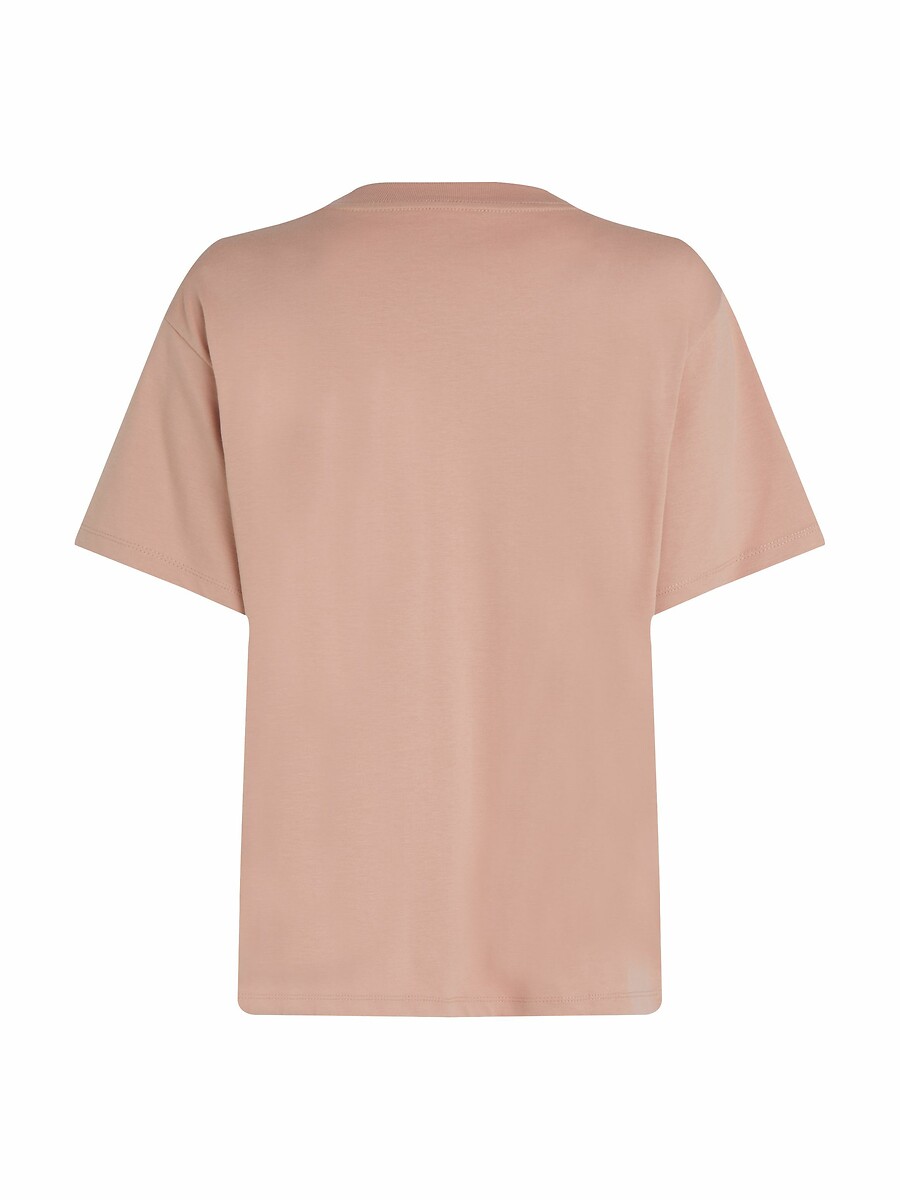 CALVIN KLEIN JEANS<br>Camiseta de manga curta com gola redonda e logo na frente