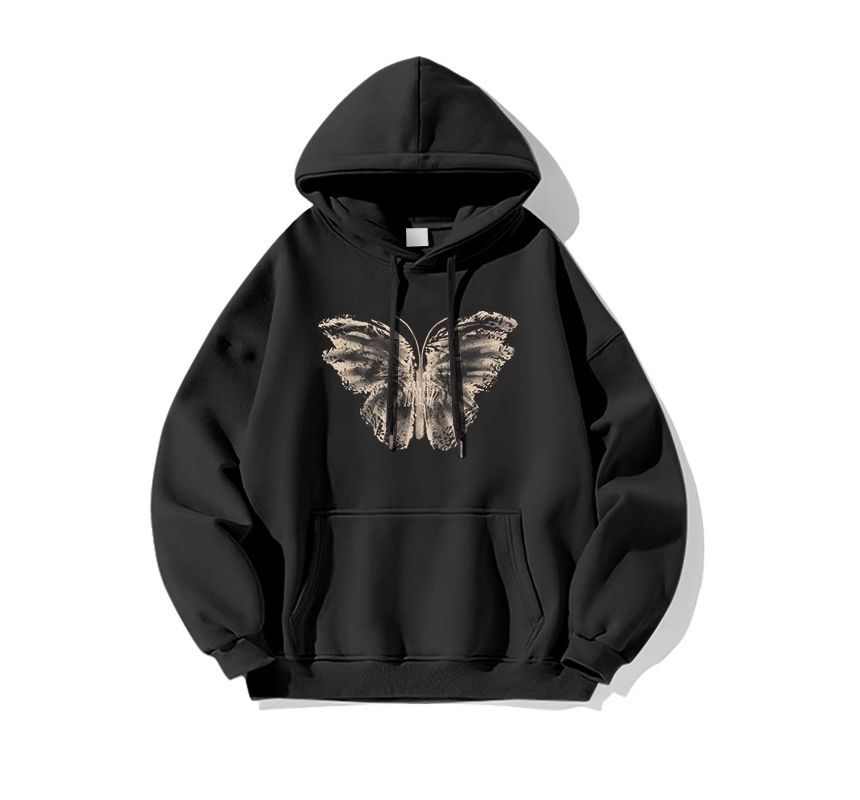 Iduna - Losse hoodie met vlinderprint