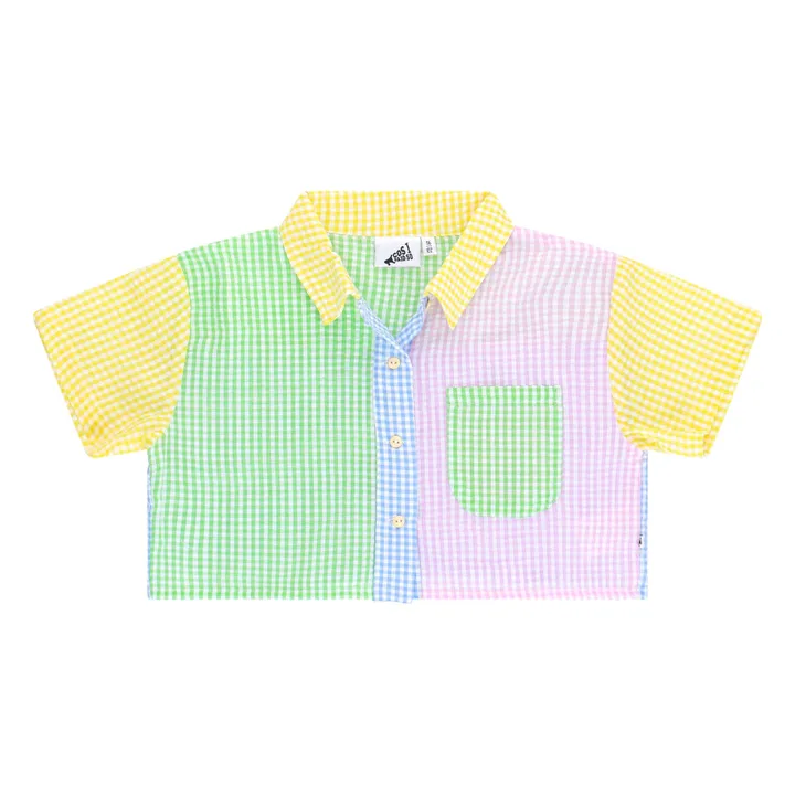 Cos I Said So Chemise Patchwork Vichy | Vert