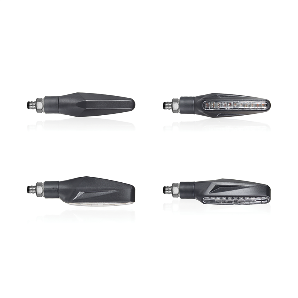 Dafy Moto - Clignotants séquentiels LED Stemer Noir