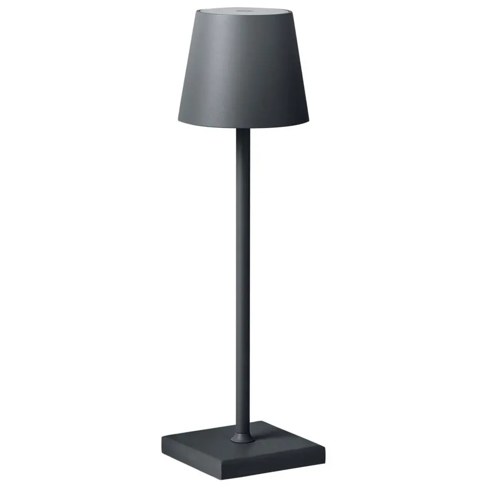 BACEIRO - Tafellamp - Donkergrijs - Aluminium