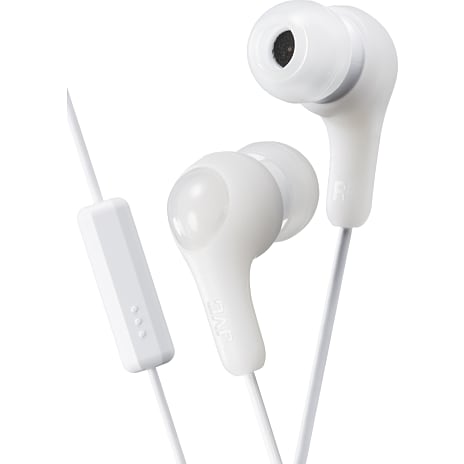 JVC Hovedtelefon FX7M Gumy Plus In-Ear Mic - hvid