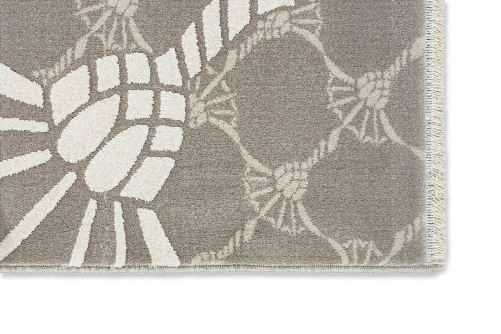 JOOP! Teppich CORNFLOWER DOUBLE 200 x 300 cm hellgrau