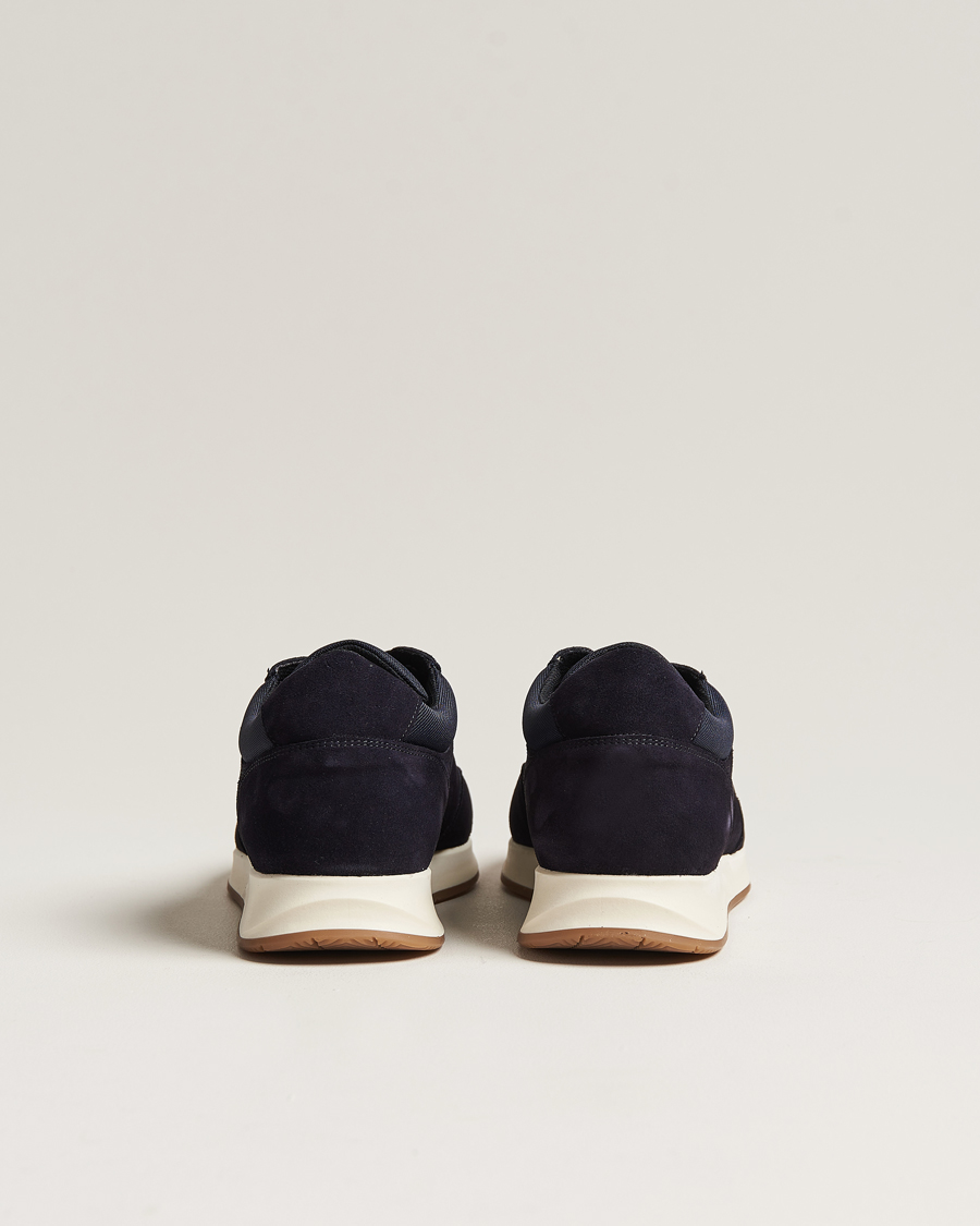 Myrqvist Stensund Running Sneaker Navy Suede