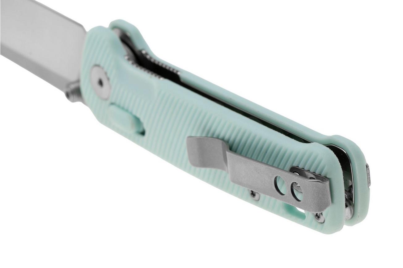 QSP Knife Penguin Glyde QS130GL-D1 Two-Tone 14C28N, Ice Cream Blue FRN, zakmes