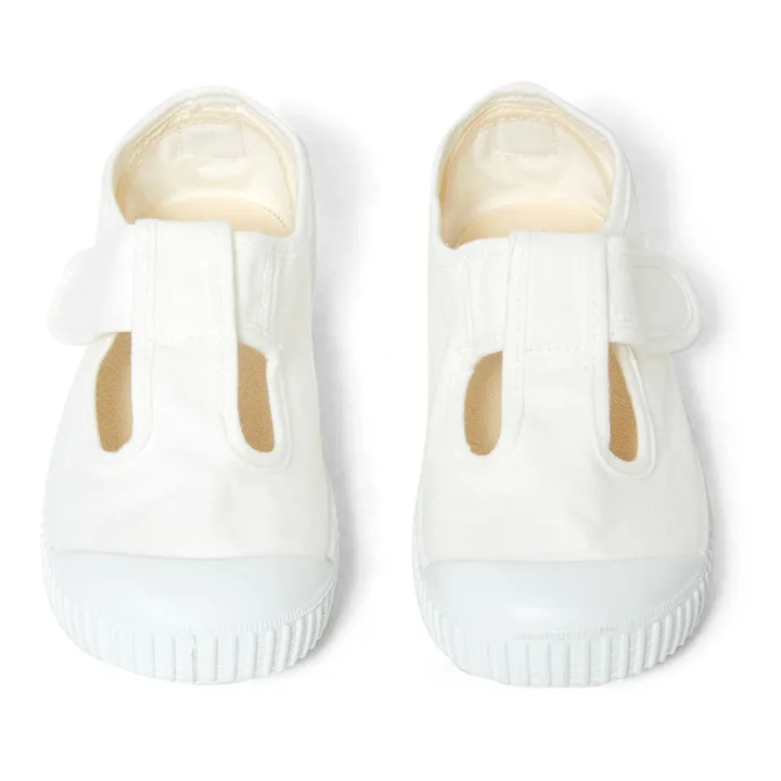 Victoria Baskets Scratchs Sandalia Tira Lona | Blanc