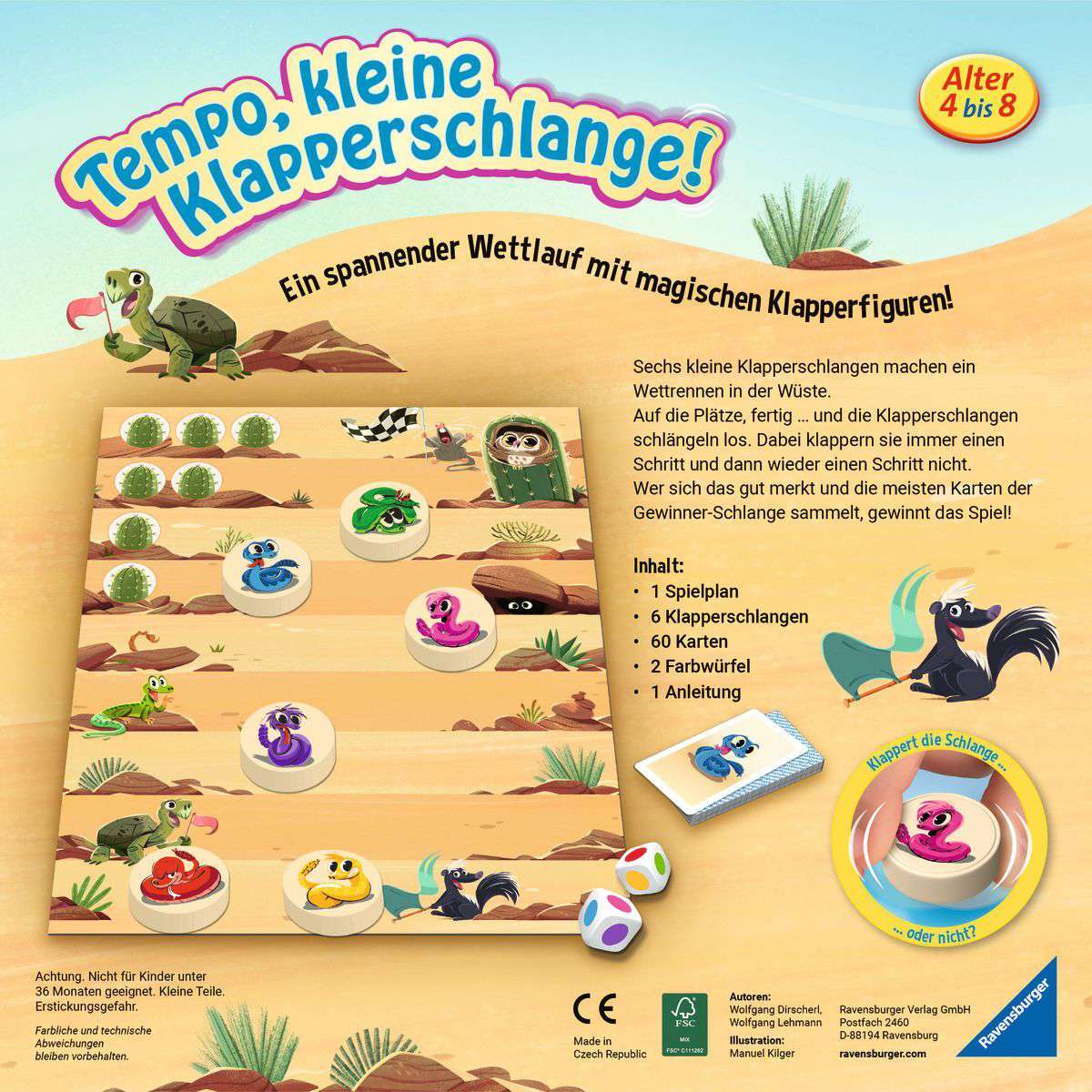 Ravensburger Spiel Tempo, kleine Klapperschlange!