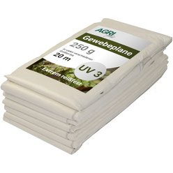 Bâche toile avec oeillets, 4 x 6 m, 250 g/m2