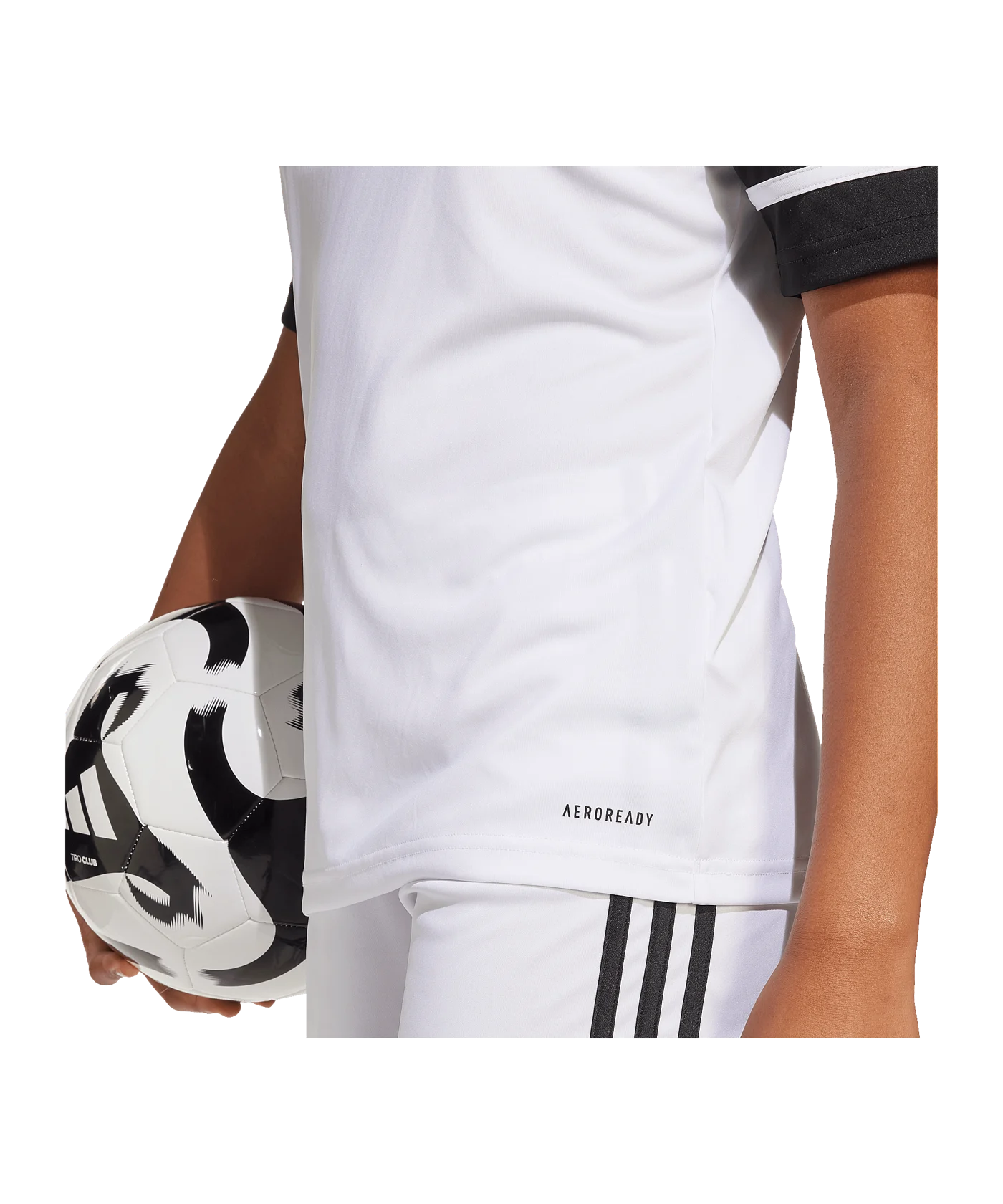 adidas Squadra 25 Trikot Kids Weiß Schwarz