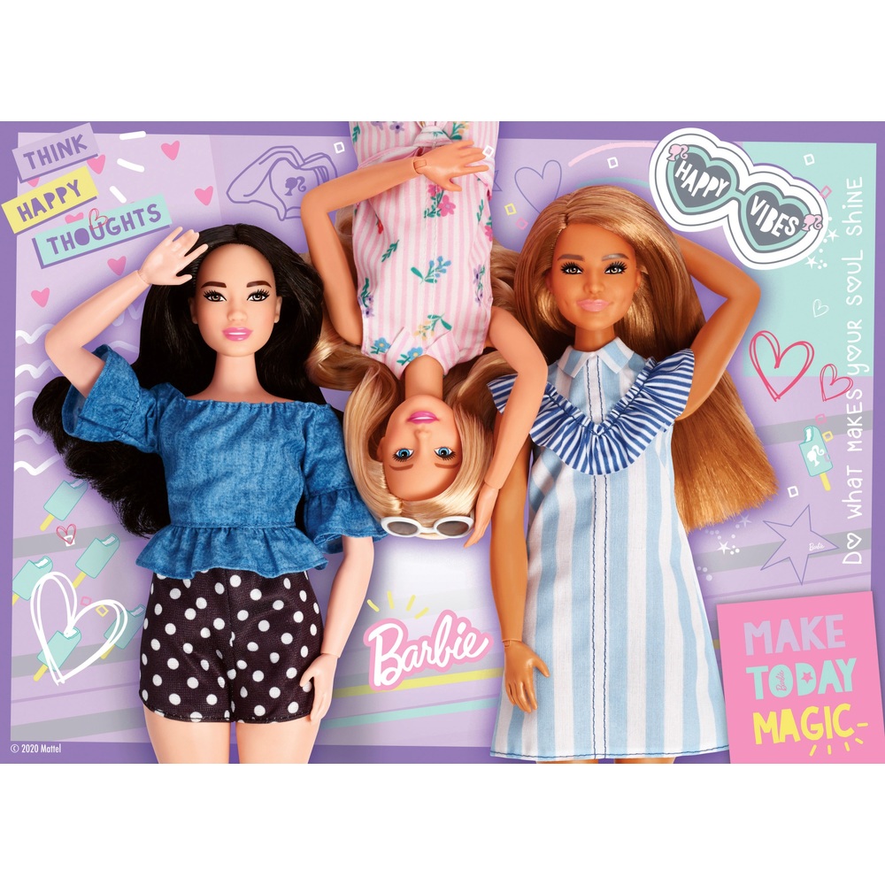 Ravensburger Barbie 4 x 100-teiliges Puzzle-Bumperpack