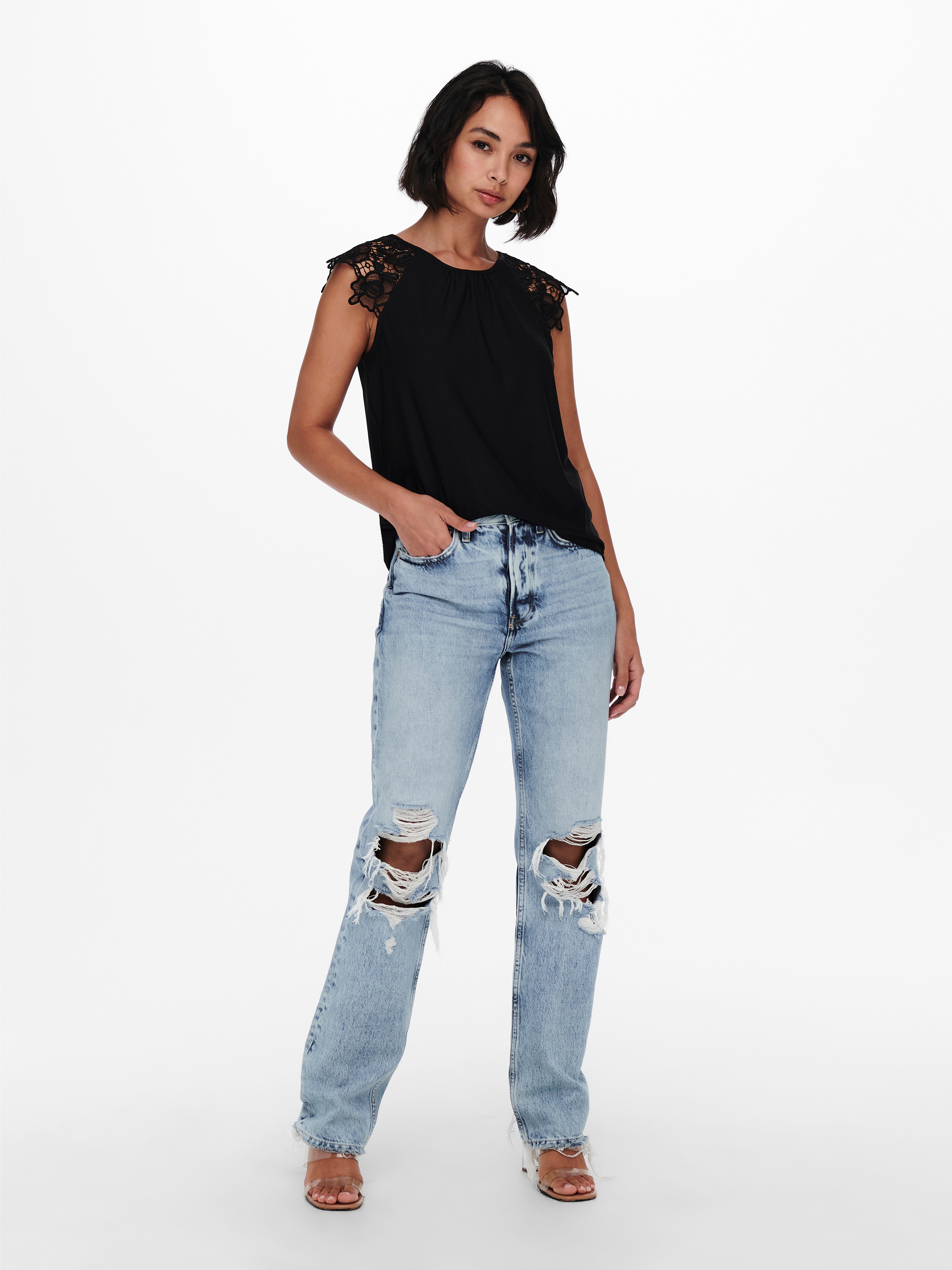 ONLSILJA Top Black