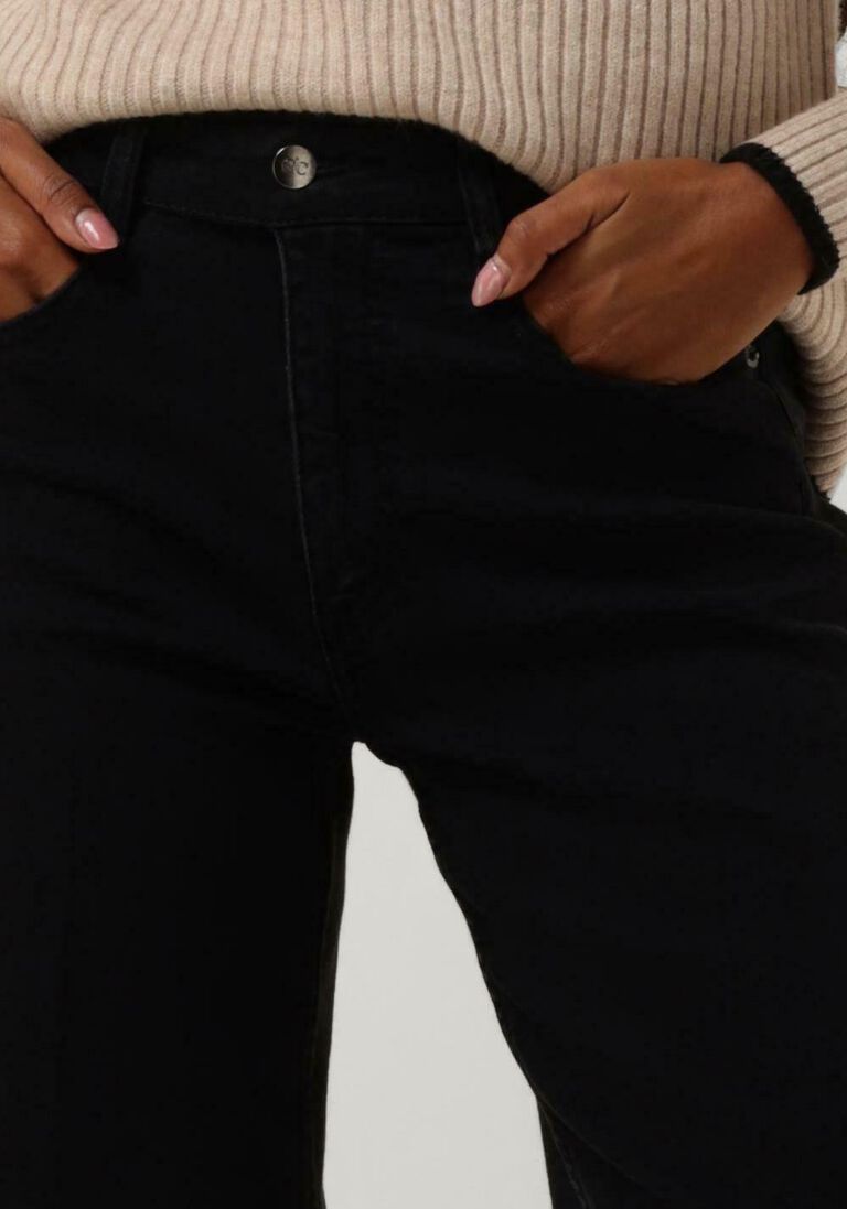 CO\\'COUTURE donkergrijze co'couture flared jeans jolene 70's jeans