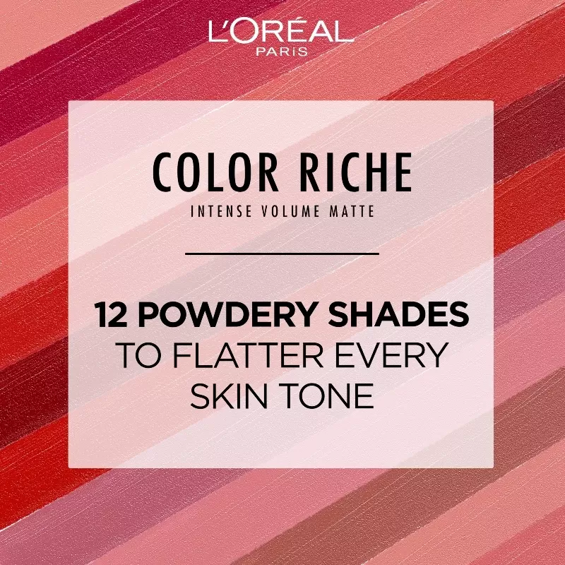 L'Oréal Paris Cosmetics Color Riche Intense Volume Matte Lipstick 1,8 gr. - 600 Nude Audacious