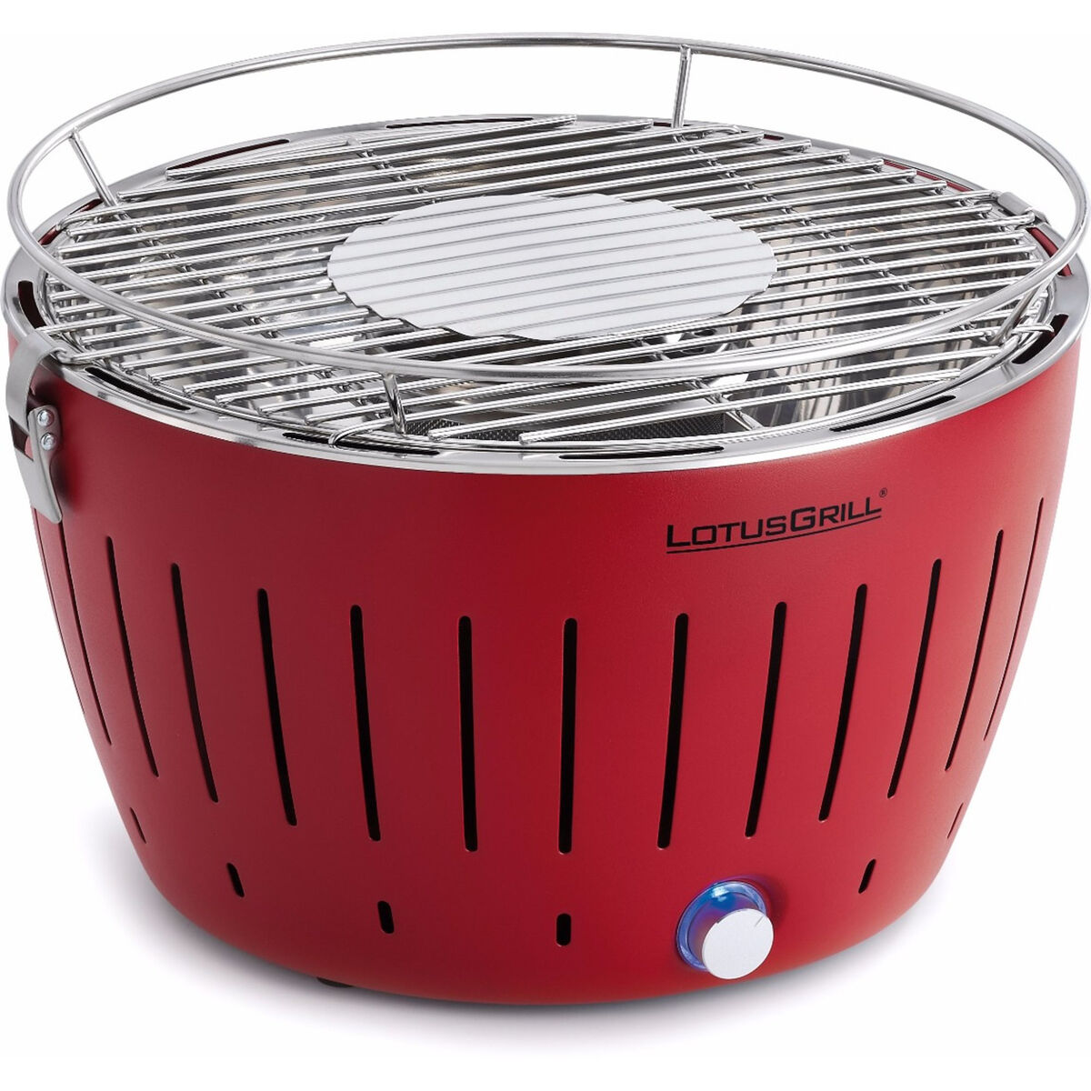 Røykfri kullgrill Rød