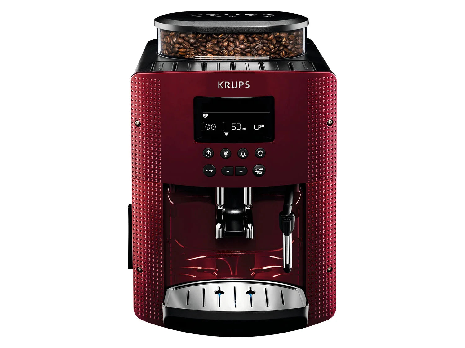 Krups coffee machine &raquo;EA8155&laquo;, compact design, red