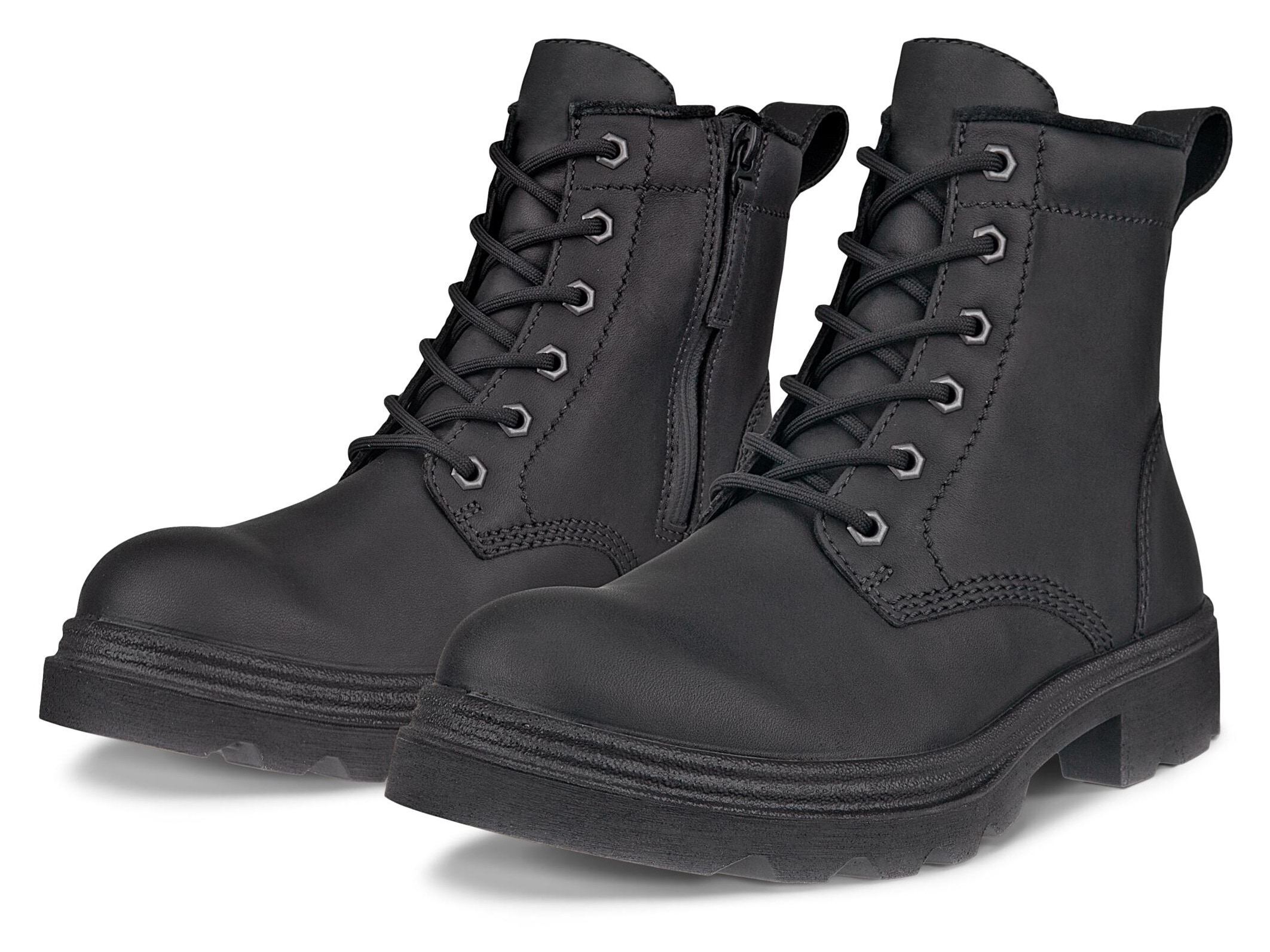 Ecco Schnürboots »GRAINER W«  , Stiefelette, Winterboots, Blockabsatz, mit Schurwollfutter