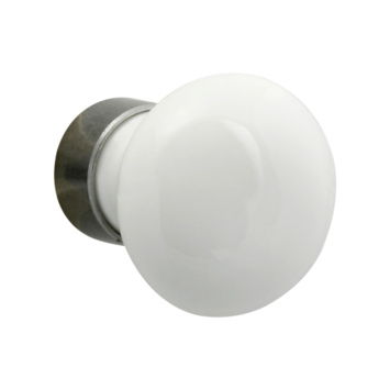 Knop Porselein wit 30mm