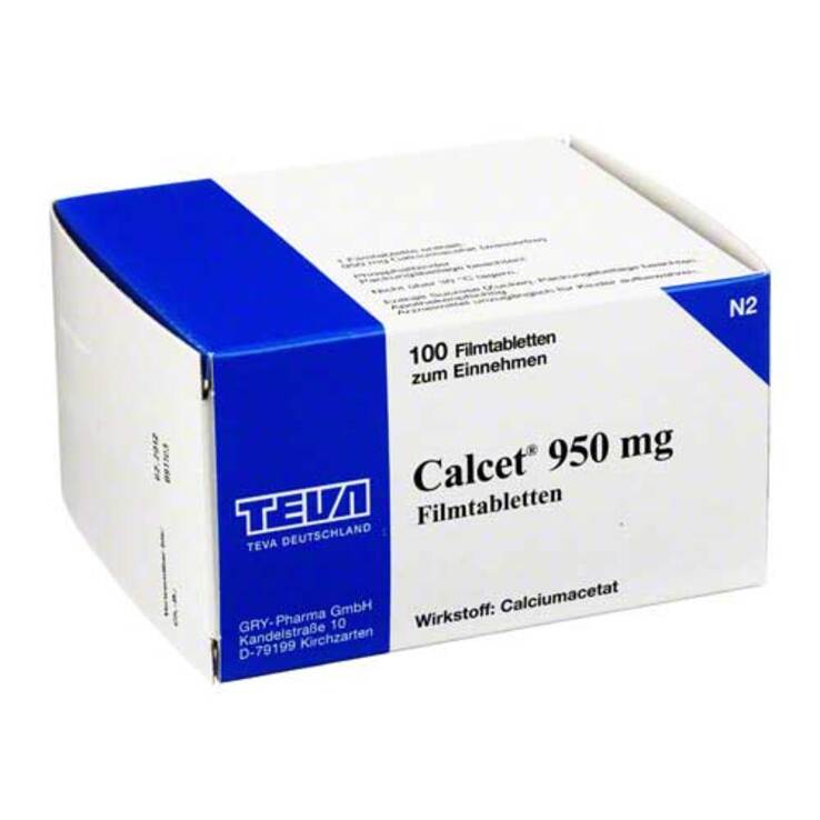 Calcet 950 mg Filmtabletten, 100 St