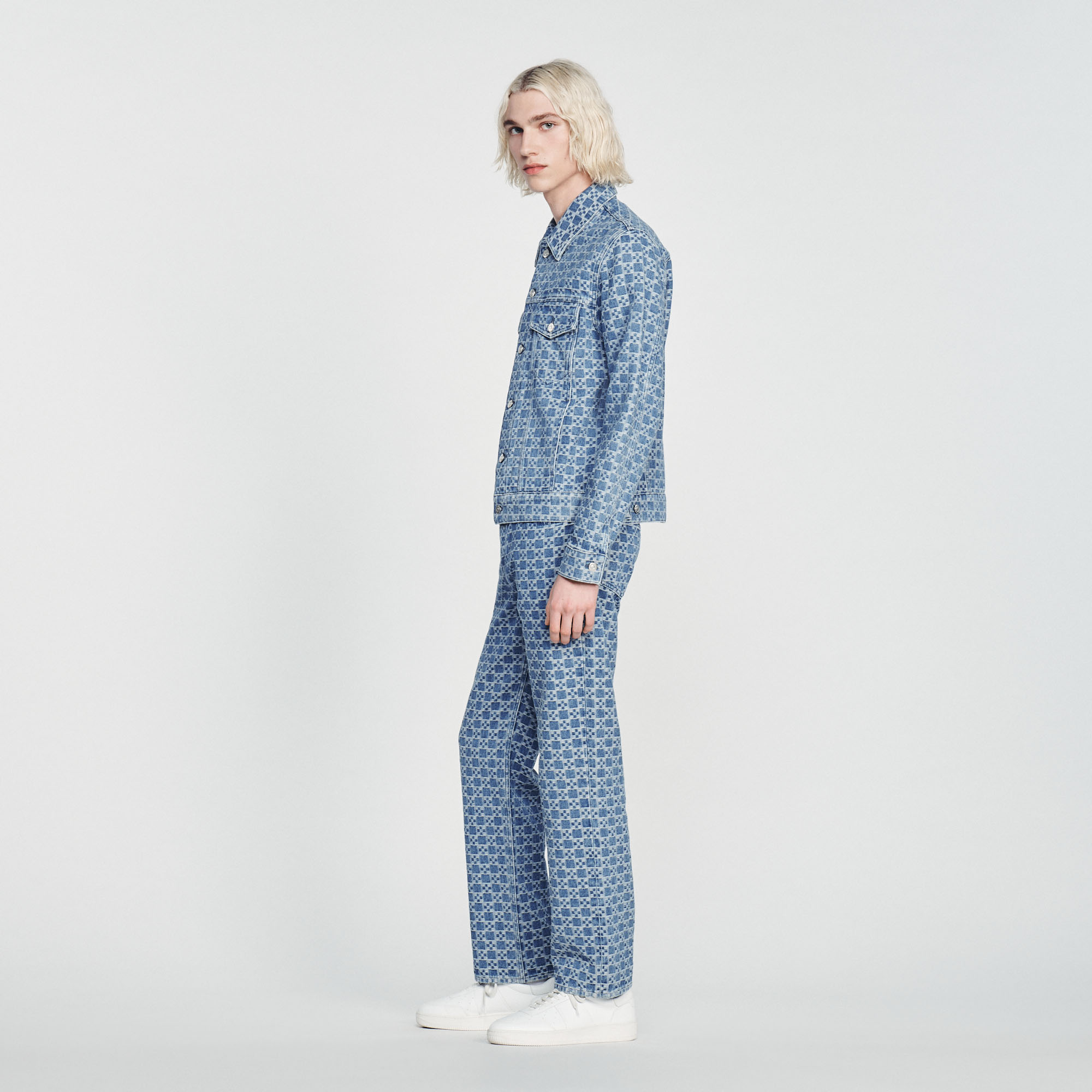 Blouson en denim Square Cross