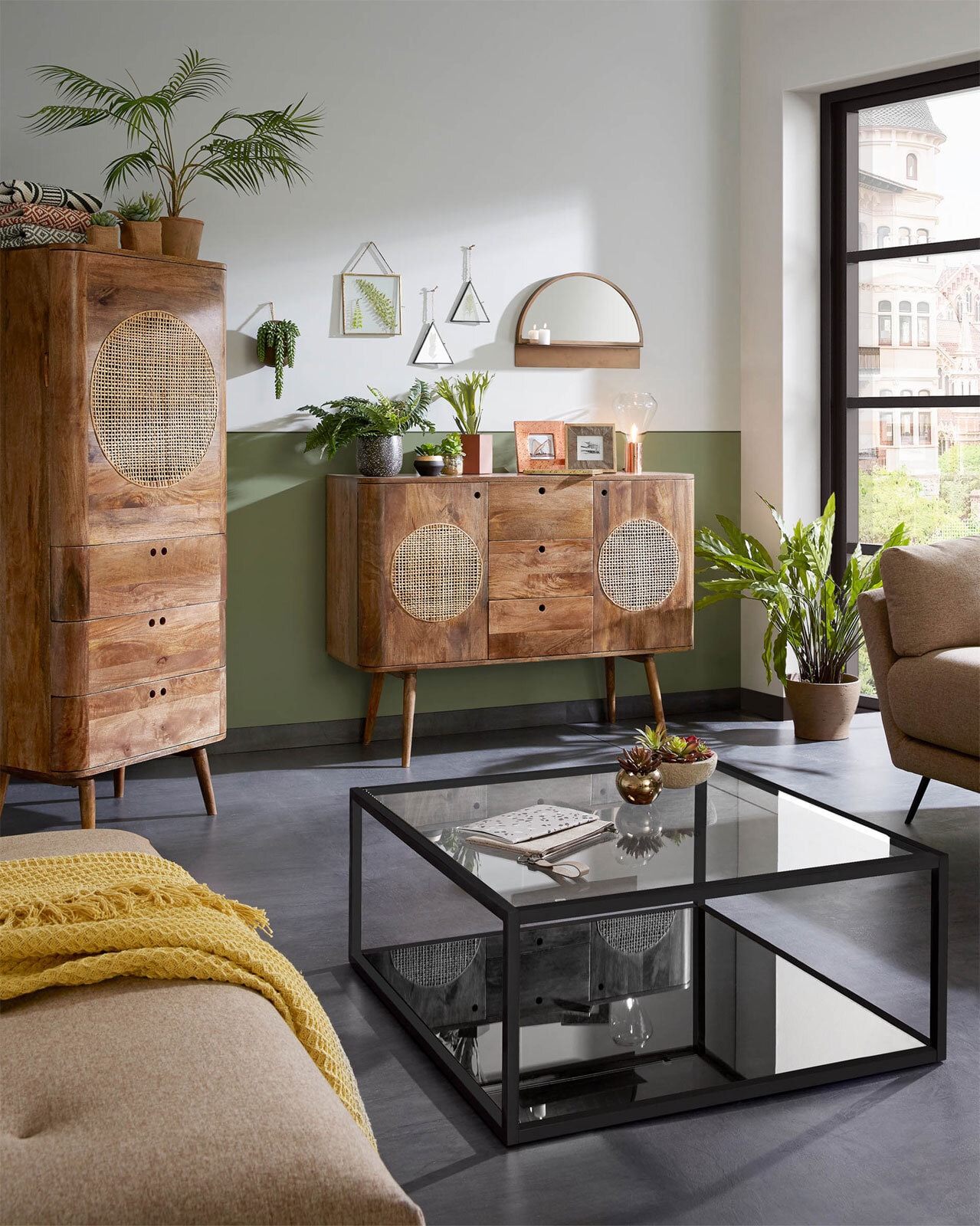 Kave Home Couchtisch BLACKHILL 80 x 80 cm
