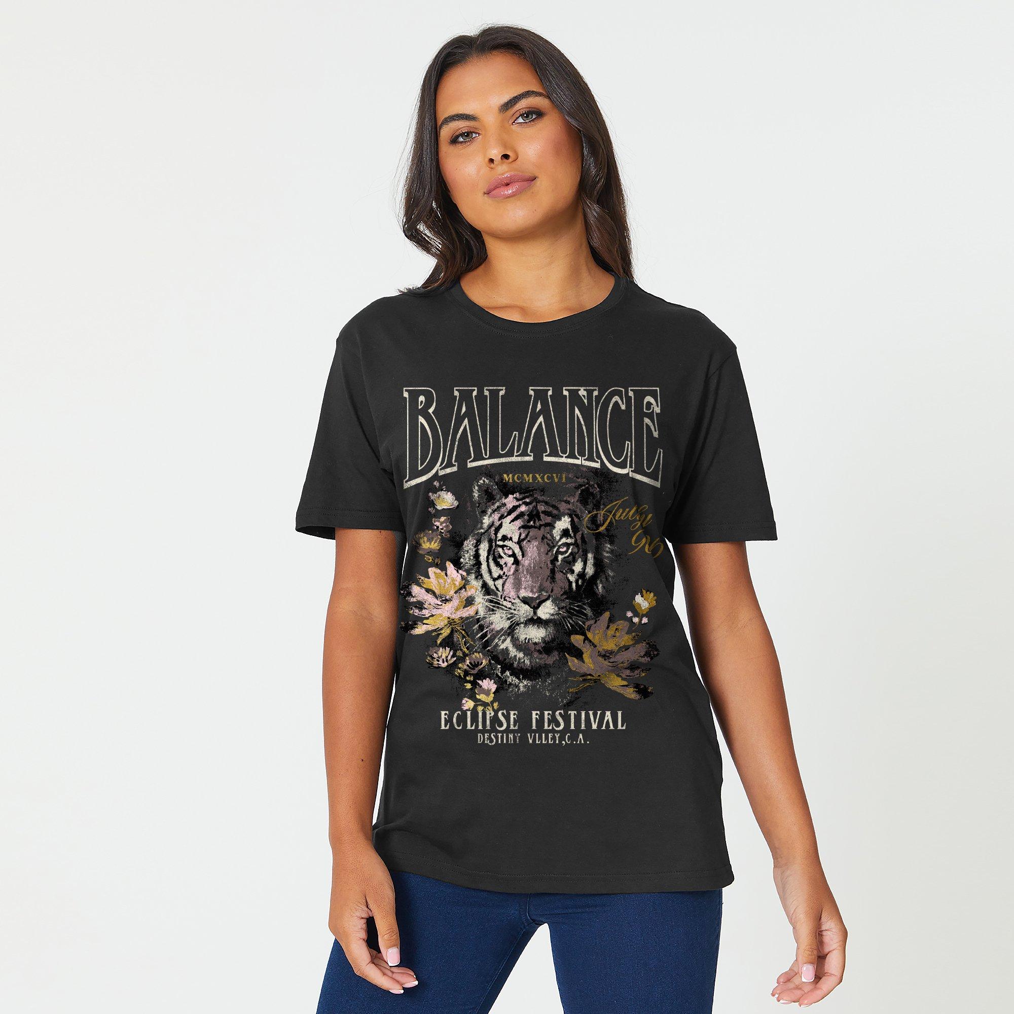 Be You Balance Balance Slogan SS Tee
