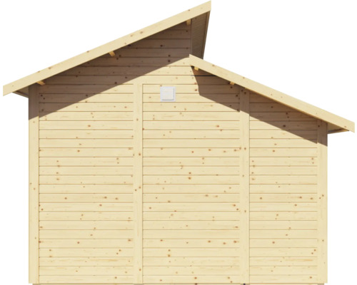 Tuinhuis Konsta Studio Set 2 met vloer 328 x 240 cm naturel