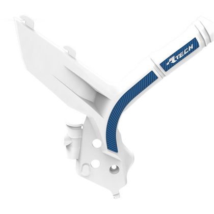 Protège cadre R-tech bi-matiËre blanc/bleu - Blanc / Bleu