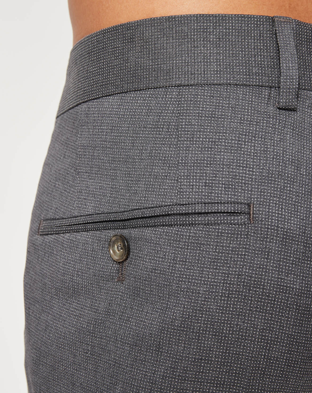 Tommy Hilfiger Pantalon de Costume 100% Laine Rhm anthracite