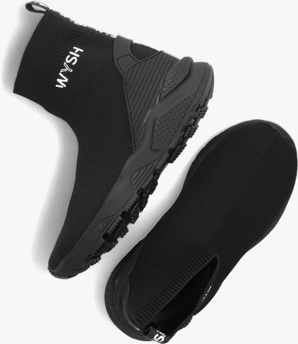 WYSH zwarte wysh hoge sneaker jaime