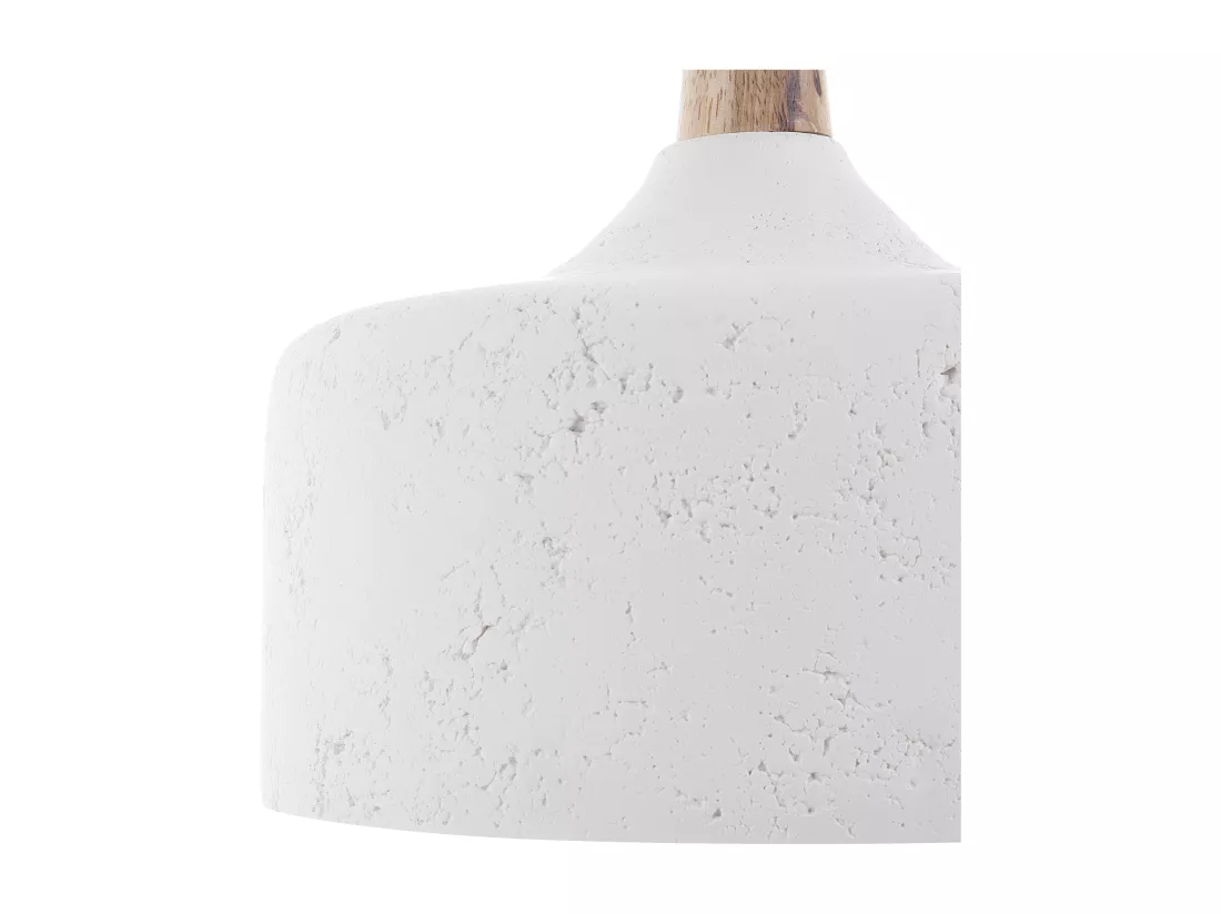 Lampe suspension BURANO Béton Blanc